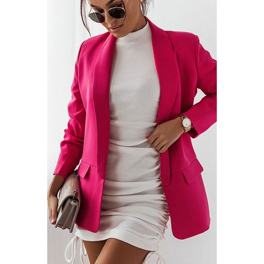 Valeria marynarka M06, Kolor różowy, Rozmiar M/L, Ivon Ivon M/L Primodo
