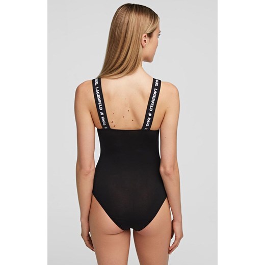 Karl Lagerfeld body Logo 220W2100 slim fit, Kolor czarny, Rozmiar XS, Karl Karl Lagerfeld L Primodo