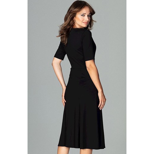 Sukienka K478, Kolor czarny, Rozmiar L, Lenitif Lenitif L Primodo