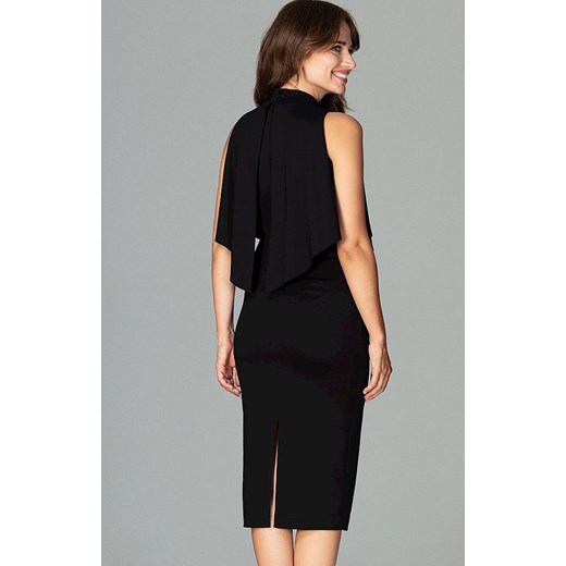 Sukienka K480, Kolor czarny, Rozmiar L, Lenitif Lenitif XL Primodo