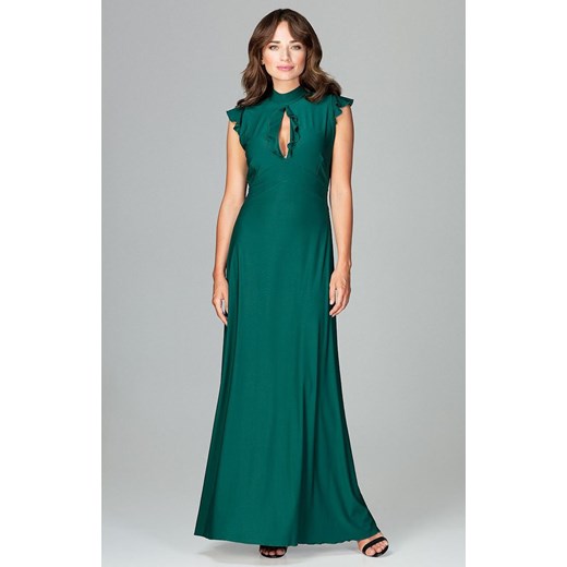 Sukienka K486, Kolor zielony, Rozmiar M, Lenitif Lenitif S Primodo