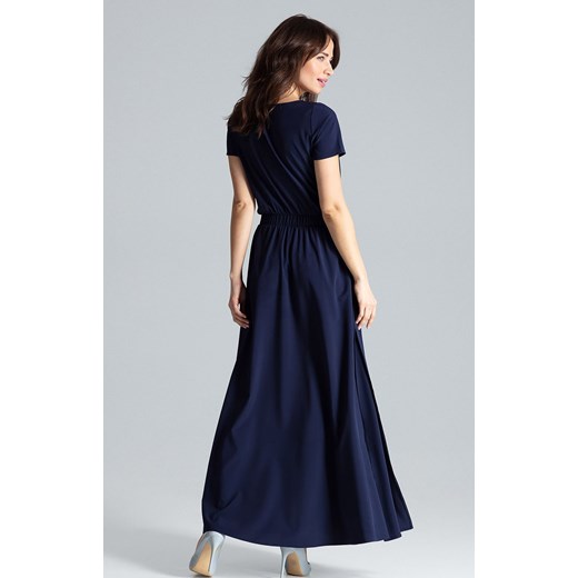 Sukienka L042, Kolor granatowy, Rozmiar L, Lenitif Lenitif XL Primodo
