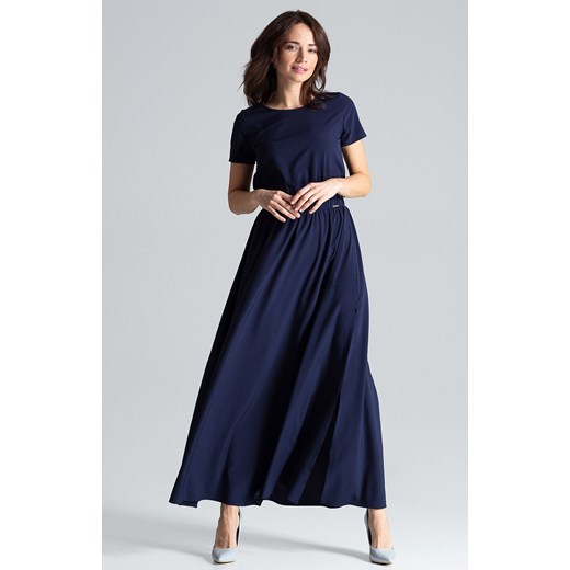 Sukienka L042, Kolor granatowy, Rozmiar L, Lenitif Lenitif L Primodo