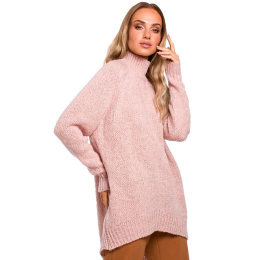 Sweter M468, Kolor pudrowy, Rozmiar L/XL, MOE Moe L/XL Primodo