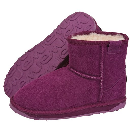Buty EMU Australia Wallaby Mini Kids Purple (EM52-b) butsklep-pl czerwony kolorowe