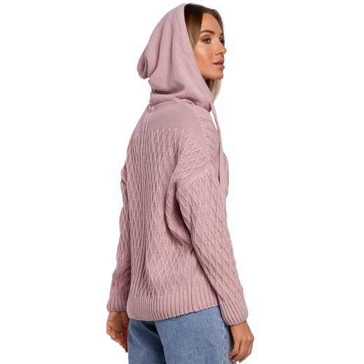 Sweter M540, Kolor różowy, Rozmiar S/M, MOE Moe S/M Primodo