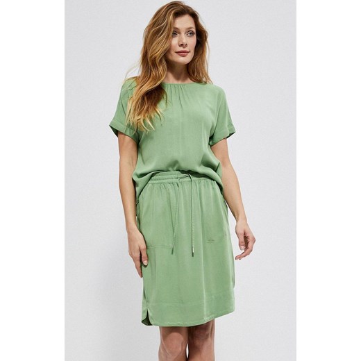 3718 Spódnica z kieszeniami, Kolor zielony, Rozmiar XS, Moodo ze sklepu Primodo w kategorii Spódnice - zdjęcie 140705418