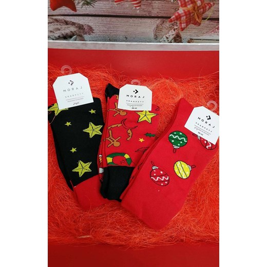 Skarpetki bawełniane CMLS450-001 3-pack, Kolor multicolour, Rozmiar 39-42, Moraj Moraj 39-42 okazyjna cena Primodo