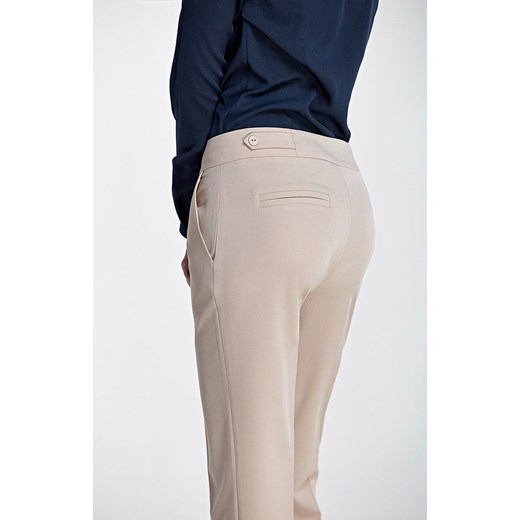 Spodnie z mankietami sd27, Kolor beżowy, Rozmiar 42, Nife Nife 42 promocyjna cena Primodo