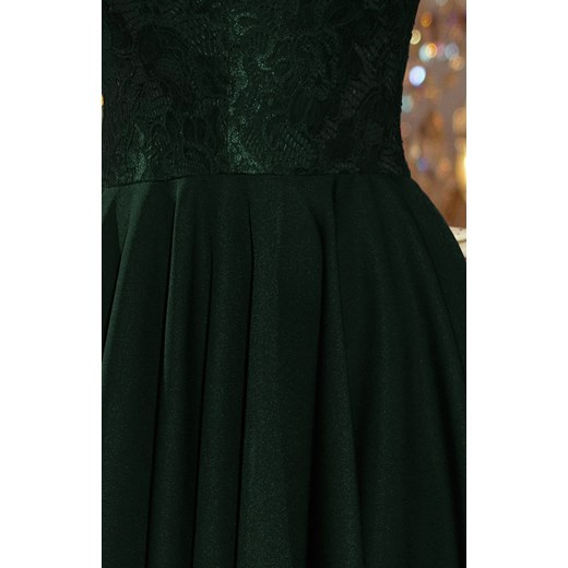210-3 NICOLLE sukienka, Kolor ciemnozielony, Rozmiar L, Numoco Numoco S Primodo