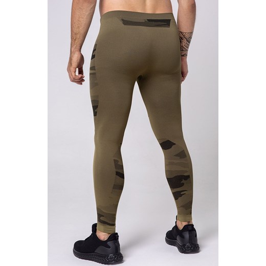 SPAIO TACTICAL legginsy męskie, Kolor zielony, Rozmiar L, Spaio ze sklepu Primodo w kategorii Spodnie męskie - zdjęcie 140707866