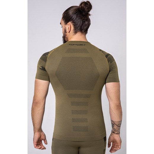 SPAIO K/R TACTICAL koszulka męska, Kolor zielony, Rozmiar L, Spaio ze sklepu Primodo w kategorii Bielizna termoaktywna męska - zdjęcie 140707918