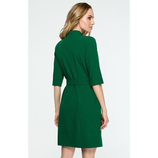 Sandro Kopertowa sukienka zielony W stylu casual Moda Sukienki Kopertowe sukienki 
