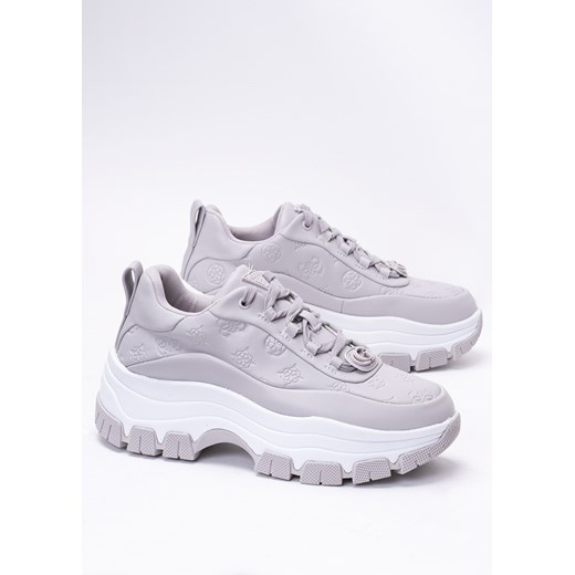 Sneakersy damskie szare Guess Brenia Guess 37 Sneaker Peeker
