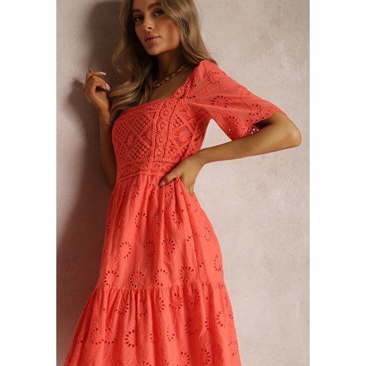 Różowa Sukienka z Bawełny Paleope Renee L Renee odzież
