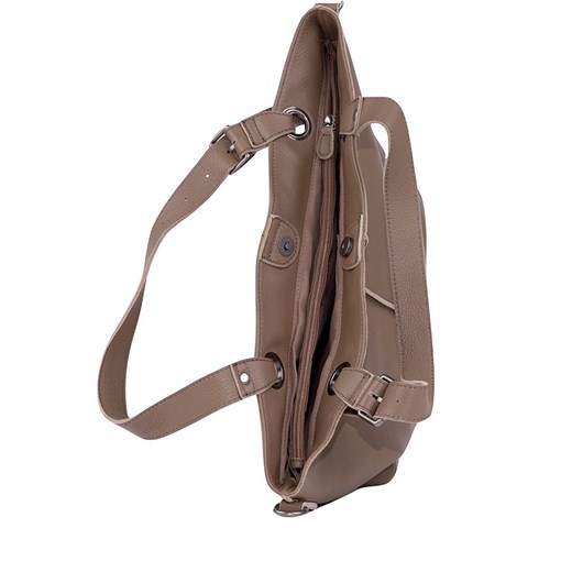 Skórzana torebka "Shopzilla" w kolorze taupe - (S)48 x (W)32 x (G)15 cm Freds Bruder onesize promocyjna cena Limango Polska