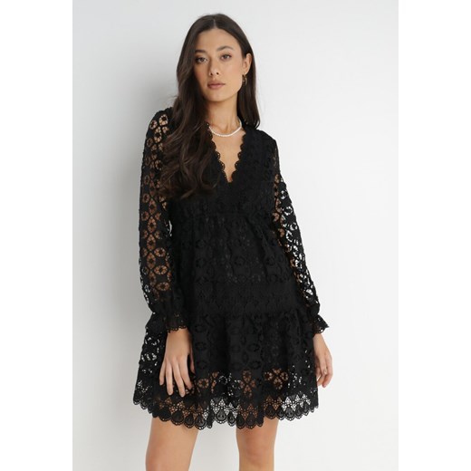 Czarna Sukienka Mellathe ze sklepu Born2be Odzież w kategorii Sukienki - zdjęcie 140812507