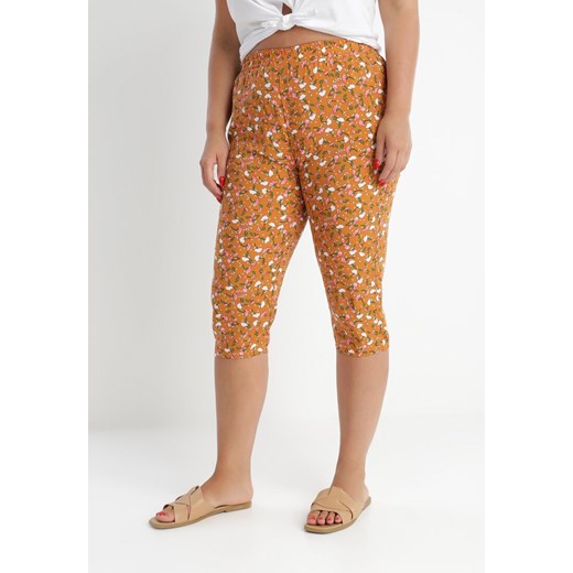 Pomarańczowe Spodnie Polialla ze sklepu Born2be Odzież w kategorii Spodnie damskie - zdjęcie 140815496