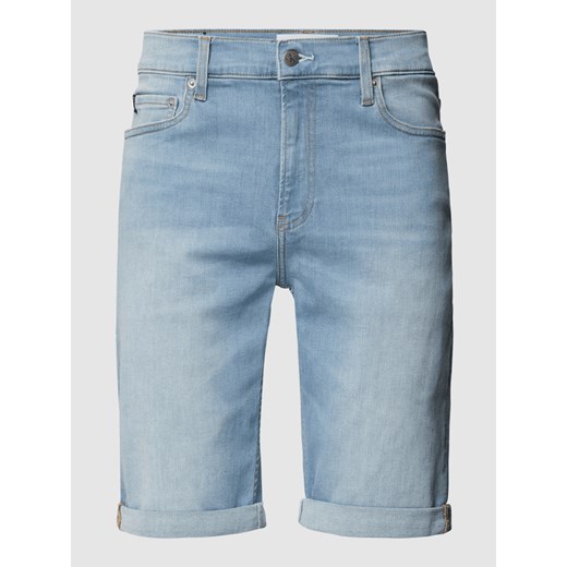 Szorty jeansowe o kroju slim fit z wyhaftowanym logo 32 Peek&Cloppenburg 