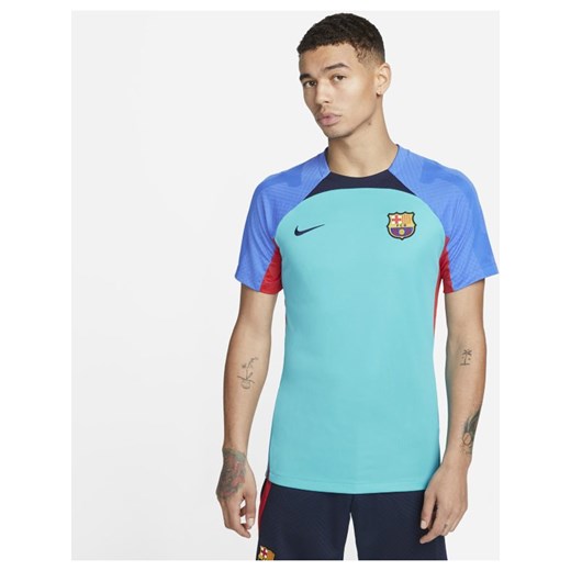 Męska koszulka piłkarska z krótkim rękawem Nike Dri-FIT FC Barcelona Strike - Nike S Nike poland