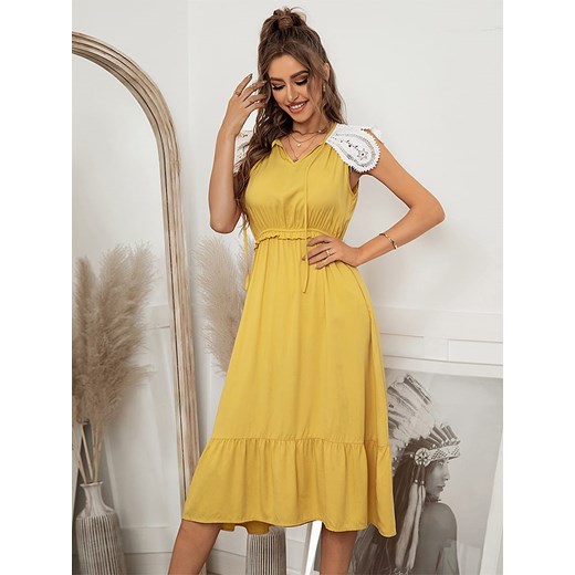 Sukienka w kolorze żółtym Pretty Summer XL okazyjna cena Limango Polska