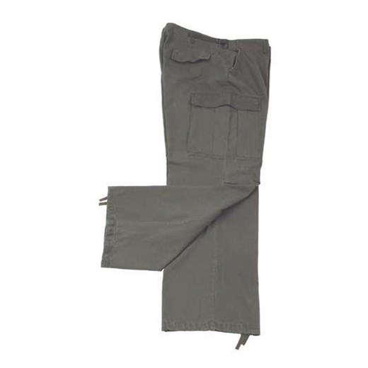 Spodnie "Vietnam" - RIPSTOP PREWASHED - OLIWKOWE 