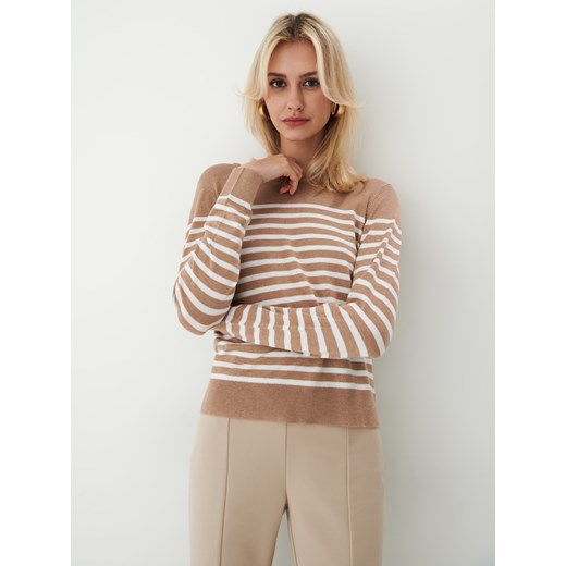Mohito - Sweter w paski Eco Aware - Beżowy Mohito M Mohito