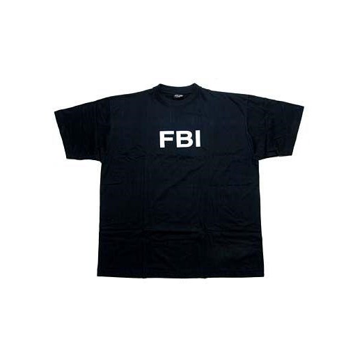 Koszulka - CZARNA z nadrukiem "FBI" 