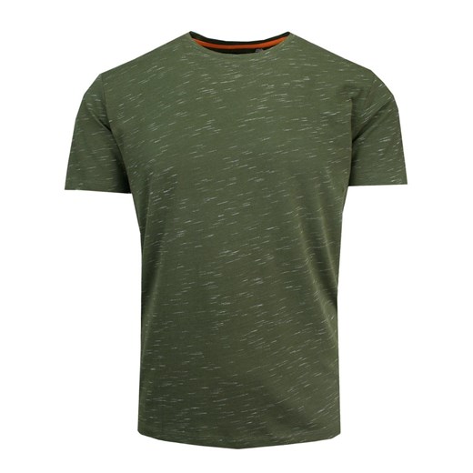 T-Shirt Melanżowy, Zielony Bez Nadruku, Okrągły Dekolt -BRAVE SOUL TSBRSSS22LANCIAsagegreen ze sklepu JegoSzafa.pl w kategorii T-shirty męskie - zdjęcie 140946869