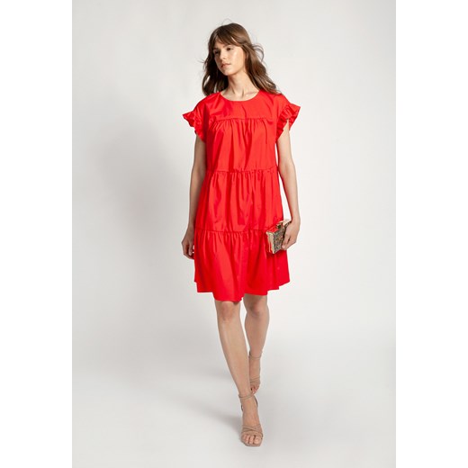 Czerwona sukienka z bawełny Molton S Molton