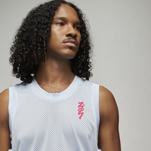 Męska koszulka bez rękawów Jordan Dri-FIT Zion - Niebieski Jordan XS Nike poland