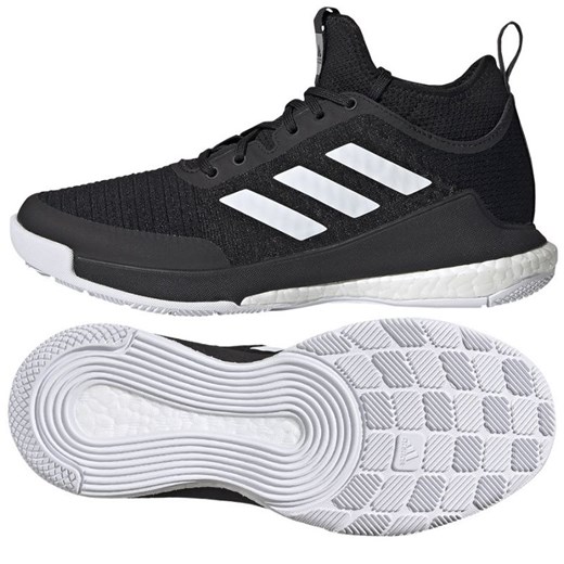 Buty do siatkówki adidas CrazyFlight Mid W FX1791 czarne czarne 42 2/3 ButyModne.pl