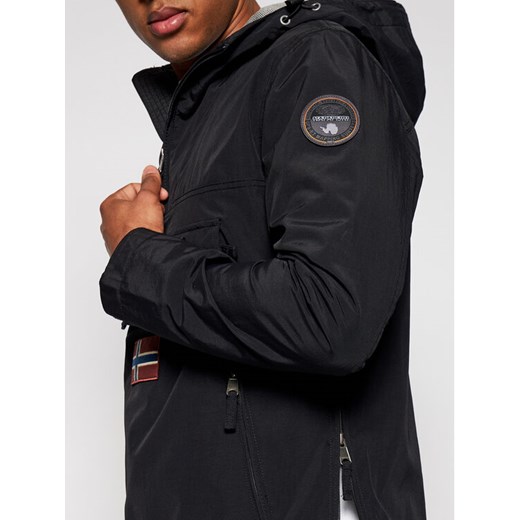 Napapijri Kurtka anorak Rainforest S Pkt 2 NP0A4FDM Czarny Regular Fit Napapijri XXL MODIVO wyprzedaż