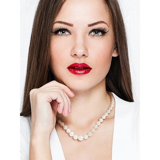Naszyjnik perłowy w kolorze białym - dł. 50 cm Pearline onesize okazja Limango Polska