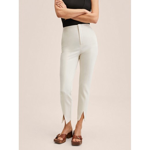 Mango Spodnie materiałowe Nora 27075799 Biały Slim Fit Mango 38 promocja MODIVO