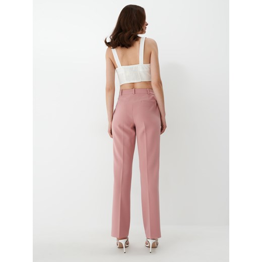 Mohito - Eleganckie spodnie z szeroką nogawką - Różowy Mohito 36 Mohito
