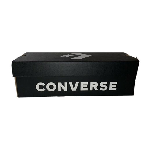 Trampki damskie Converse czarne sportowe na płaskiej podeszwie z gumy sznurowane 