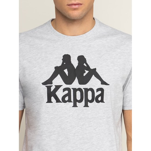 Kappa T-Shirt 303910 Szary Regular Fit Kappa S okazja MODIVO
