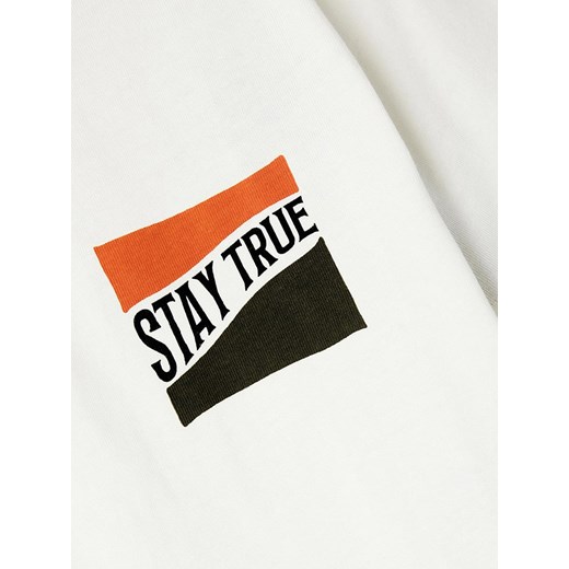 Koszulka w kolorze białym Name It 116 okazyjna cena Limango Polska