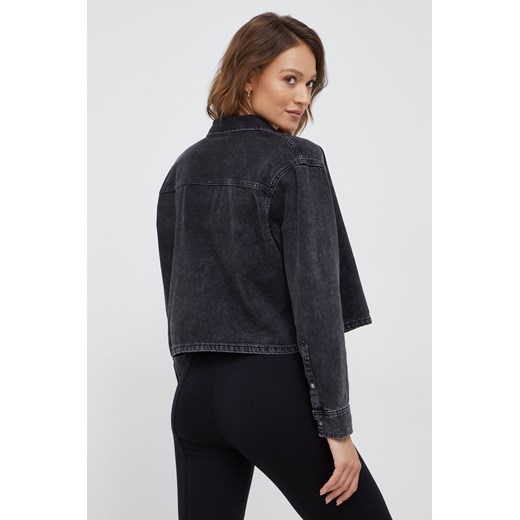 Calvin Klein Jeans kurtka jeansowa damska kolor czarny przejściowa M ANSWEAR.com