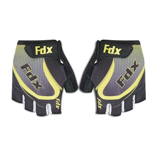 Rękawiczki Męskie FDX - Speed Race Gel Foam Gloves 1010_01 Yellow Fdx XL wyprzedaż eobuwie.pl