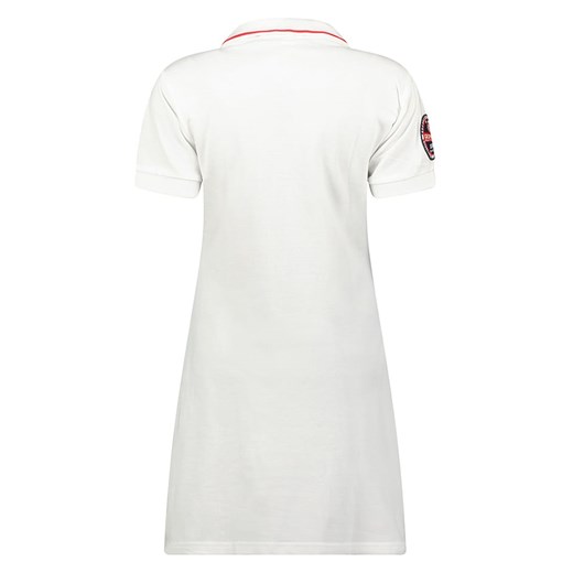 Sukienka polo w kolorze białym Geographical Norway XL promocja Limango Polska