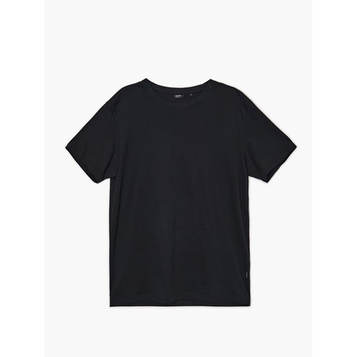 Cropp - Czarna koszulka męska basic - czarny ze sklepu Cropp w kategorii T-shirty męskie - zdjęcie 141149859