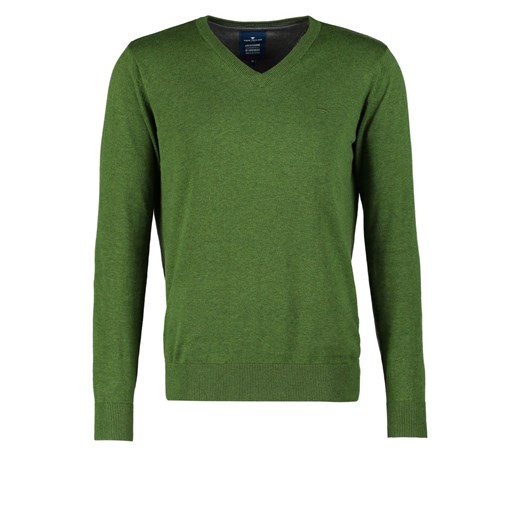 Tom Tailor Sweter zielony zalando zielony abstrakcyjne wzory