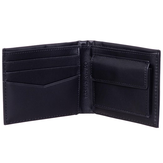 CALVIN KLEIN BEZPIECZNY PORTFEL MĘSKI INST RFID BIFOLD W/COIN BLACK K50K509504 UNI okazja messimo