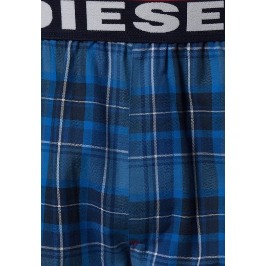 Diesel Spodnie od piżamy niebieski zalando granatowy delikatne