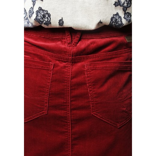 edc by Esprit CORDUROY Spódnica mini czerwony zalando brazowy spódnica