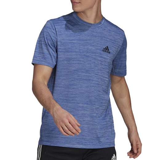 Koszulka adidas Aeroready Designed To Move Sport Stretch GM2139 - niebieska ze sklepu streetstyle24.pl w kategorii T-shirty męskie - zdjęcie 141256246