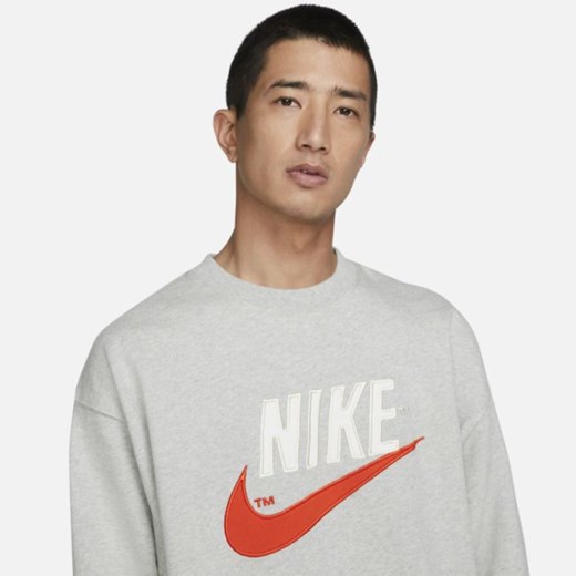Męska bluza z dzianiny dresowej Nike Sportswear - Szary Nike L Nike poland