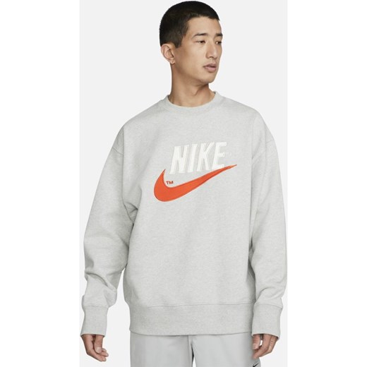 Męska bluza z dzianiny dresowej Nike Sportswear - Szary Nike M Nike poland